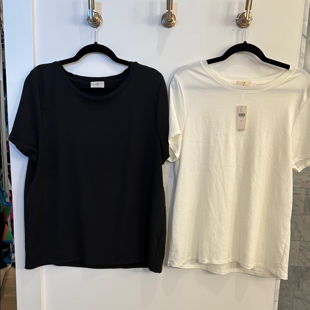 Classic Black and White Women's Tops